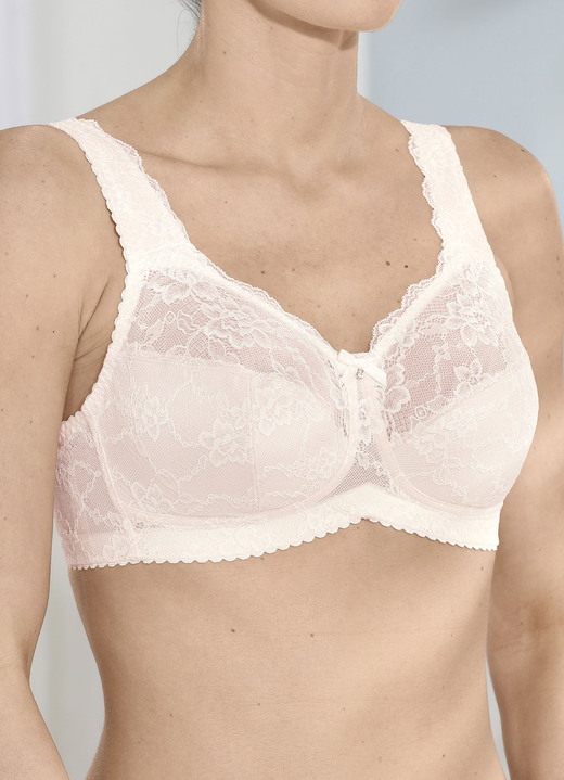 Soft-BH - Rosa Faia BH mit breitem Rückteil für optimalen Komfort und Halt, in Größe 075 bis 105, in Cup C, in Farbe ZARTAPRICOT Ansicht 3