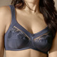 Soft-BH - Anita Entlastungs-BH, in Größe 075 bis 115, in Cup B, in Farbe SCHWARZ – Farbe BLAUGRAU – Ansicht 2