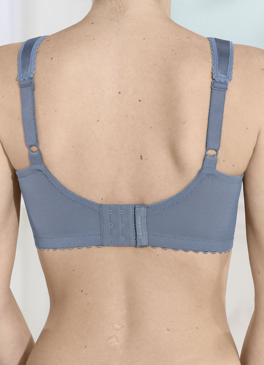 Soft-BH - Glamorise Stütz-BH mit Spitze, in Größe 080 bis 130, in Cup E, in Farbe BORDEAUX Ansicht 17