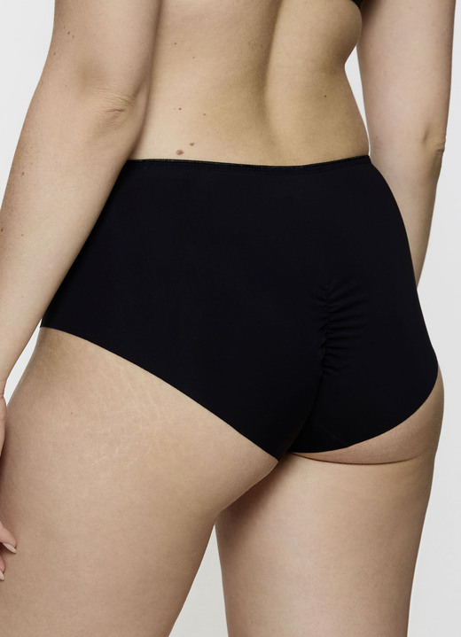 Slips - Triumph Slip mit Jacquardeinsatz im Vorderteil, in Größe 036 bis 048, in Farbe HELLGRAU Ansicht 11