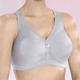 Soft-BH - Glamorise Stütz-BH mit Baumwolle – Farbe SILBERGRAU – Ansicht 3 Soft-BH - Glamorise Stütz-BH mit Baumwolle, in Größe 085 bis 115, in Cup C, in Farbe SILBERGRAU – Farbe SILBERGRAU – Ansicht 3