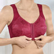 Soft-BH - BH mit praktischem Vorderverschluss, in Größe 080 bis 120, in Cup B, in Farbe BORDEAUX – Farbe BORDEAUX – Ansicht 2