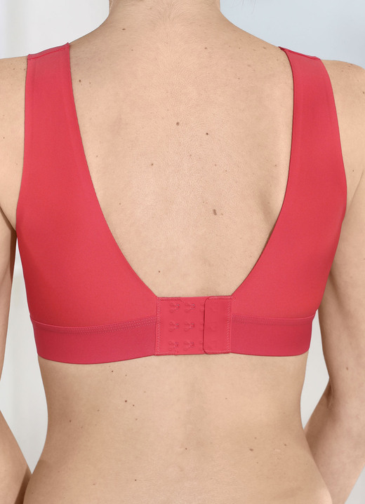 Soft-BH -  Naturana BH mit nahtlosen Abschlüssen, in Größe L (Gr: 80 Cup E + Gr: 85 Cup B,C,D + Gr: 90 Cup A) bis XL (Gr: 85 Cup E + Gr: 90 Cup B,C,D,E), in Farbe WEISS Ansicht 5