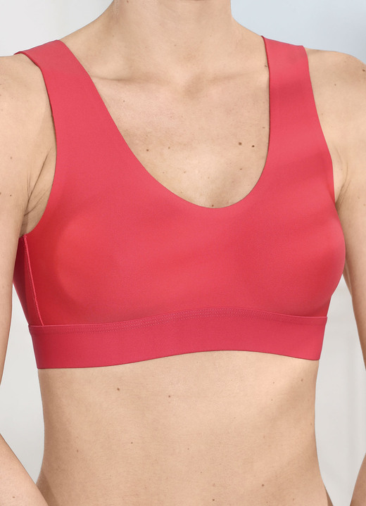 Soft-BH -  Naturana BH mit nahtlosen Abschlüssen, in Größe L (Gr: 80 Cup E + Gr: 85 Cup B,C,D + Gr: 90 Cup A) bis XL (Gr: 85 Cup E + Gr: 90 Cup B,C,D,E), in Farbe MELONE Ansicht 1