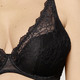 Bügel-BH - LingaDore Bügel-BH mit zarter Elastikspitze – Farbe SCHWARZ – Ansicht 2 Bügel-BH - LingaDore Bügel-BH mit zarter Elastikspitze, in Größe 075 bis 095, in Cup C, in Farbe SCHWARZ – Farbe SCHWARZ – Ansicht 2