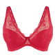 Bügel-BH - LingaDore Bügel-BH mit zarter Elastikspitze – Farbe ROT – Ansicht 6 Bügel-BH - LingaDore Bügel-BH mit zarter Elastikspitze, in Größe 075 bis 095, in Cup C, in Farbe SCHWARZ – Farbe ROT – Ansicht 6