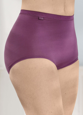 Slips - sloggi Viererpack Maxi-Slips – Farbe 1X BORDEAUX, 1X HELLGRAU MELIERT,X 1X ROSA, 1X MUS – Ansicht  Slips - sloggi Viererpack Maxi-Slips, in Größe 038 bis 054, in Farbe 1X BORDEAUX, 1X HELLGRAU MELIERT,X 1X ROSA, 1X MUS – Farbe 1X BORDEAUX, 1X HELLGRAU MELIERT,X 1X ROSA, 1X MUS – Ansicht