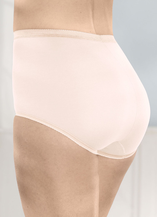 Slips - sloggi Viererpack Maxi-Slips Ansicht 5 Slips - sloggi Viererpack Maxi-Slips, in Größe 038 bis 054, in Farbe 1X BORDEAUX, 1X HELLGRAU MELIERT,X 1X ROSA, 1X MUS Ansicht 5
