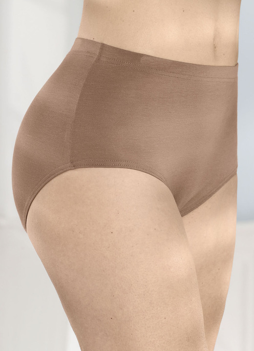 Slips - Viererpack Slips mit Gummizug, in Größe 038 bis 054, in Farbe 2X LAVENDEL, 2X SCHWARZ Ansicht 16