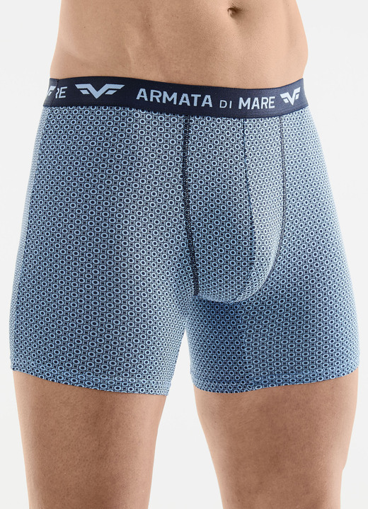 Unterwäsche - Dreierpack Pants mit Elastikbund Unterwäsche - Dreierpack Pants mit Elastikbund, in Größe 005 bis 011, in Farbe 3X BLAU-MARINE