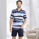Mode - Shorty mit V-Ausschnitt – Farbe BLAU-NAVY-BUNT – Ansicht 2 Mode - Shorty mit V-Ausschnitt, in Größe 046 bis 062, in Farbe BLAU-NAVY-BUNT – Farbe BLAU-NAVY-BUNT – Ansicht 2