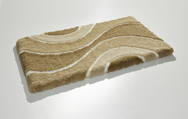 Badgarnituren - Herrlich weiche Badgarnitur, in Größe 100 (Vorleger halbrund, 50/ 80 cm) bis 112 (WC-Deckelbezug, 47/ 50 cm), in Farbe CAPPUCCINO Ansicht 25