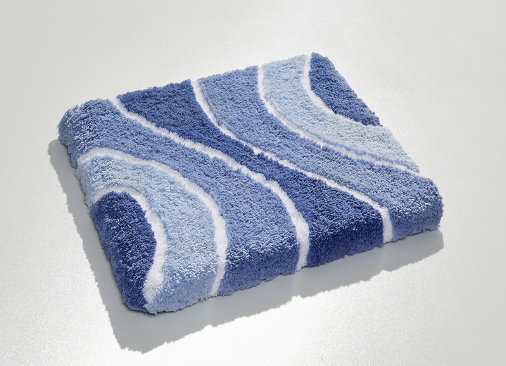 Badgarnituren - Herrlich weiche Badgarnitur, in Größe 100 (Vorleger halbrund, 50/ 80 cm) bis 112 (WC-Deckelbezug, 47/ 50 cm), in Farbe CAPPUCCINO Ansicht 8