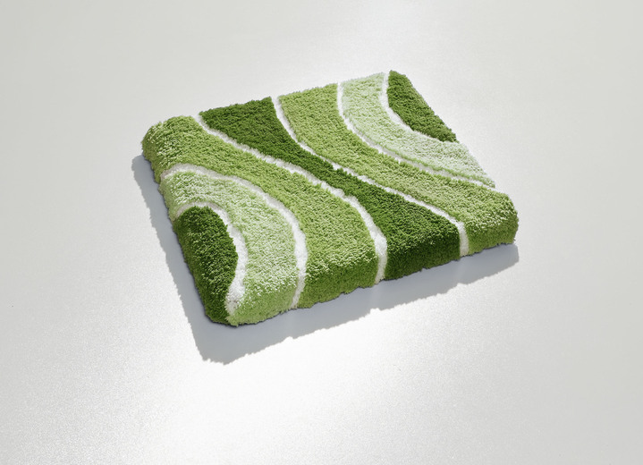 Badgarnituren - Herrlich weiche Badgarnitur, in Größe 100 (Vorleger halbrund, 50/ 80 cm) bis 112 (WC-Deckelbezug, 47/ 50 cm), in Farbe CAPPUCCINO Ansicht 22