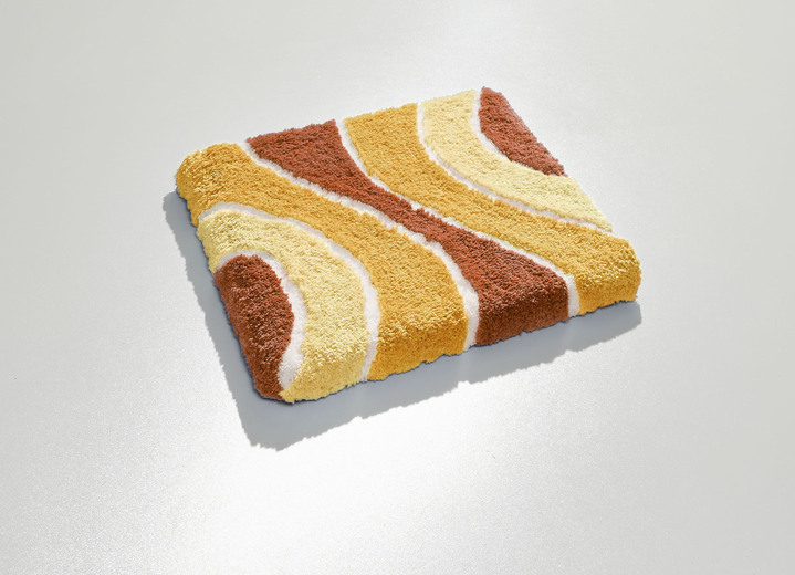 Badgarnituren - Herrlich weiche Badgarnitur, in Größe 100 (Vorleger halbrund, 50/ 80 cm) bis 112 (WC-Deckelbezug, 47/ 50 cm), in Farbe CAPPUCCINO Ansicht 15