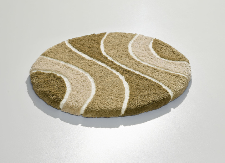 Badgarnituren - Herrlich weiche Badgarnitur, in Größe 100 (Vorleger halbrund, 50/ 80 cm) bis 112 (WC-Deckelbezug, 47/ 50 cm), in Farbe CAPPUCCINO Ansicht 33