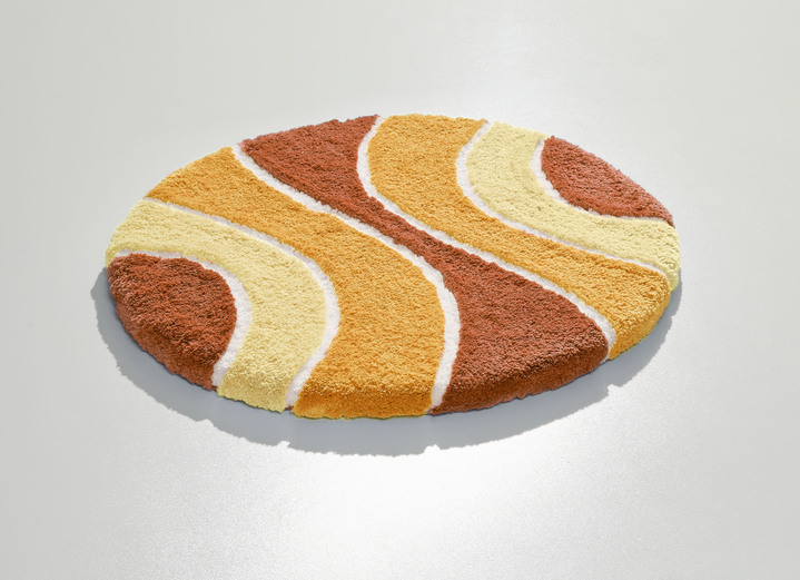 Badgarnituren - Herrlich weiche Badgarnitur, in Größe 100 (Vorleger halbrund, 50/ 80 cm) bis 112 (WC-Deckelbezug, 47/ 50 cm), in Farbe CAPPUCCINO Ansicht 13