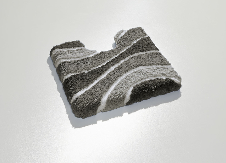 Badgarnituren - Herrlich weiche Badgarnitur, in Größe 100 (Vorleger halbrund, 50/ 80 cm) bis 112 (WC-Deckelbezug, 47/ 50 cm), in Farbe CAPPUCCINO Ansicht 30