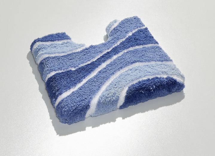 Badgarnituren - Herrlich weiche Badgarnitur, in Größe 100 (Vorleger halbrund, 50/ 80 cm) bis 112 (WC-Deckelbezug, 47/ 50 cm), in Farbe CAPPUCCINO Ansicht 7