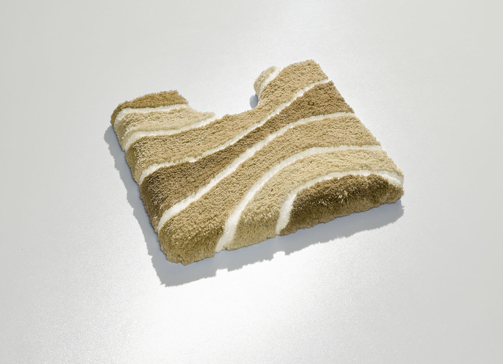 Badgarnituren - Herrlich weiche Badgarnitur, in Größe 100 (Vorleger halbrund, 50/ 80 cm) bis 112 (WC-Deckelbezug, 47/ 50 cm), in Farbe CAPPUCCINO Ansicht 34