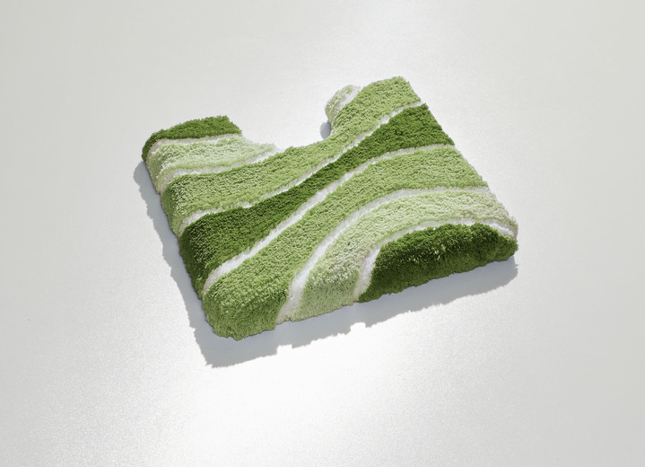 Badgarnituren - Herrlich weiche Badgarnitur, in Größe 100 (Vorleger halbrund, 50/ 80 cm) bis 112 (WC-Deckelbezug, 47/ 50 cm), in Farbe CAPPUCCINO Ansicht 21