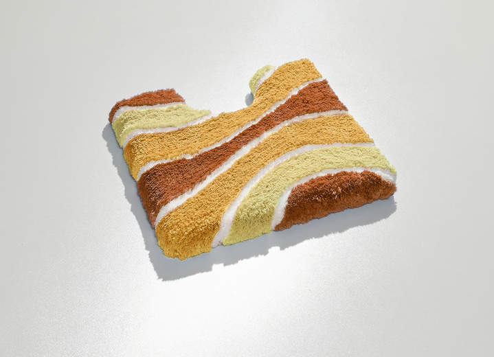 Badgarnituren - Herrlich weiche Badgarnitur, in Größe 100 (Vorleger halbrund, 50/ 80 cm) bis 112 (WC-Deckelbezug, 47/ 50 cm), in Farbe CAPPUCCINO Ansicht 14