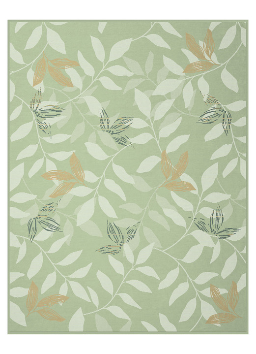 Decken - Schlafdecke mit Veloursbandeinfassung, in Farbe NATUR Ansicht 6