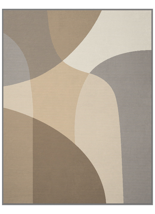 Decken - Schlafdecke mit Veloursbandeinfassung, in Farbe NATUR Ansicht 3