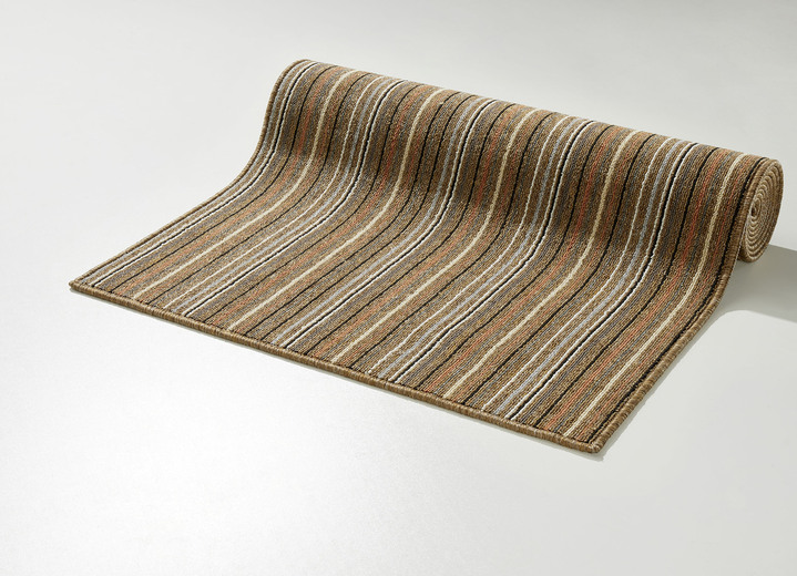 Läufer & Stufenmatten - Ansprechende Läufer nach Maß, in Größe 102 (Läufer, 67 cm breit) bis 106 (Läufer, 100 cm breit), in Farbe DUNKELBRAUN Ansicht 1