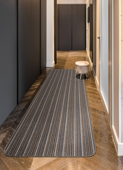 Läufer & Stufenmatten - Ansprechende Läufer nach Maß Ansicht 11 Läufer & Stufenmatten - Ansprechende Läufer nach Maß, in Größe 102 (Läufer, 67 cm breit) bis 106 (Läufer, 100 cm breit), in Farbe GRAU Ansicht 11