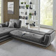 Funktions-Polstermöbel - Polstermöbel mit Liegefunktion und Bettkasten – Farbe ANTHRAZIT-GRAU – Ansicht 5 Funktions-Polstermöbel - Polstermöbel mit Liegefunktion und Bettkasten, in Farbe GRAU-CREME, in Ausführung Polstergruppe, 2-teilig mit Sessel – Farbe ANTHRAZIT-GRAU – Ansicht 5