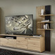 Hifi- &  TV-Möbel - TV-Longboard mit Wandpaneel, in Farbe ARTISAN EICHE-GRAFIT