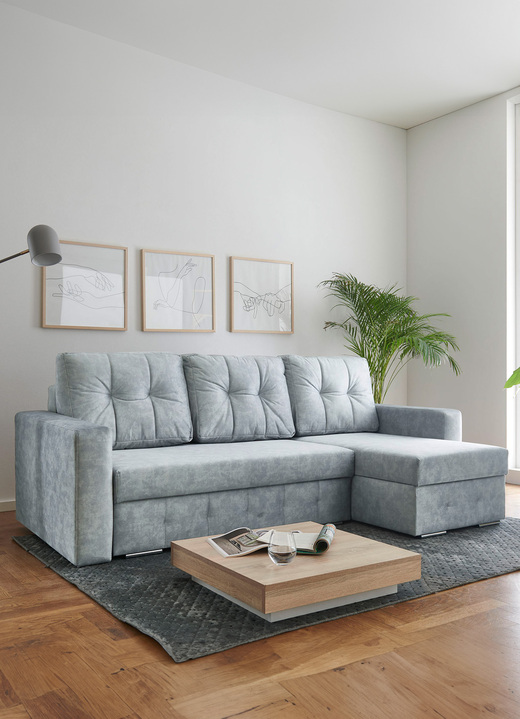 Funktions-Polstermöbel - Polsterecke mit Bettfunktion, in Farbe BEIGE Ansicht 10