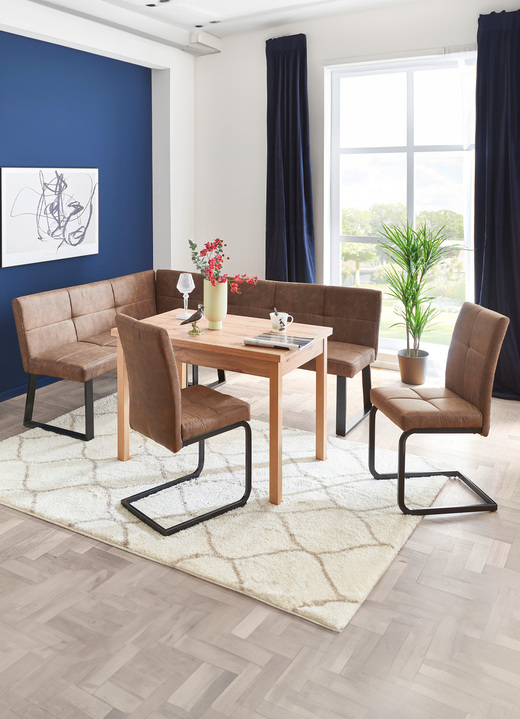 Essgruppen - Hochwertige Esszimmermöbel, in Farbe CREME, in Ausführung Schwingstühle, 2er-Set Ansicht 1