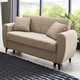 Funktions-Polstermöbel - Frei im Raum aufstellbare Polstermöbel mit Bettfunktion – Farbe BEIGE – Ansicht 11 Funktions-Polstermöbel - Frei im Raum aufstellbare Polstermöbel mit Bettfunktion, in Farbe BRAUN, in Ausführung Zweisitzer – Farbe BEIGE – Ansicht 11