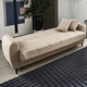Funktions-Polstermöbel - Frei im Raum aufstellbare Polstermöbel mit Bettfunktion – Farbe BEIGE – Ansicht 7 Funktions-Polstermöbel - Frei im Raum aufstellbare Polstermöbel mit Bettfunktion, in Farbe BRAUN, in Ausführung Zweisitzer – Farbe BEIGE – Ansicht 7