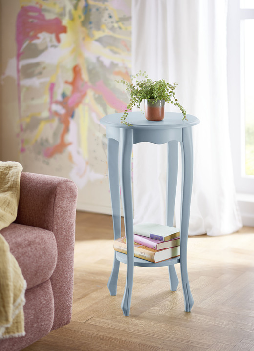 Kleinmöbel - Beistelltisch, in Farbe PASTELLBLAU Ansicht 1