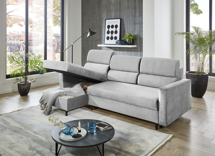 Funktions-Polstermöbel - Polsterecke mit Funktion, in Farbe BLAU Ansicht 17