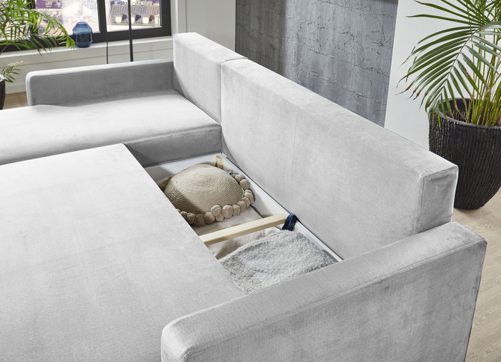 Funktions-Polstermöbel - Polsterecke mit Funktion, in Farbe BLAU Ansicht 20