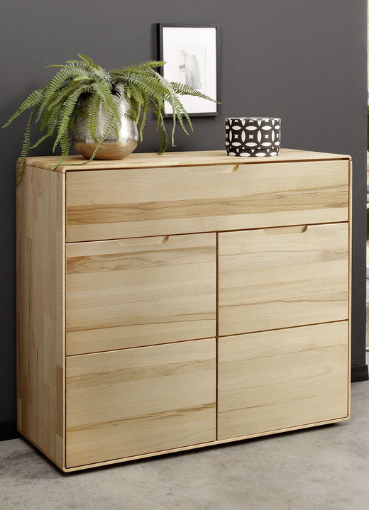 Sideboards & Kommoden - Fantastische Kommodenserie aus Massivholz, in Farbe WILDEICHE, in Ausführung 1-türig Ansicht 5