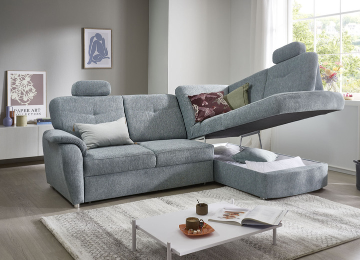 Funktions-Polstermöbel - Polsterecke mit Funktion, in Farbe BEIGE Ansicht 5