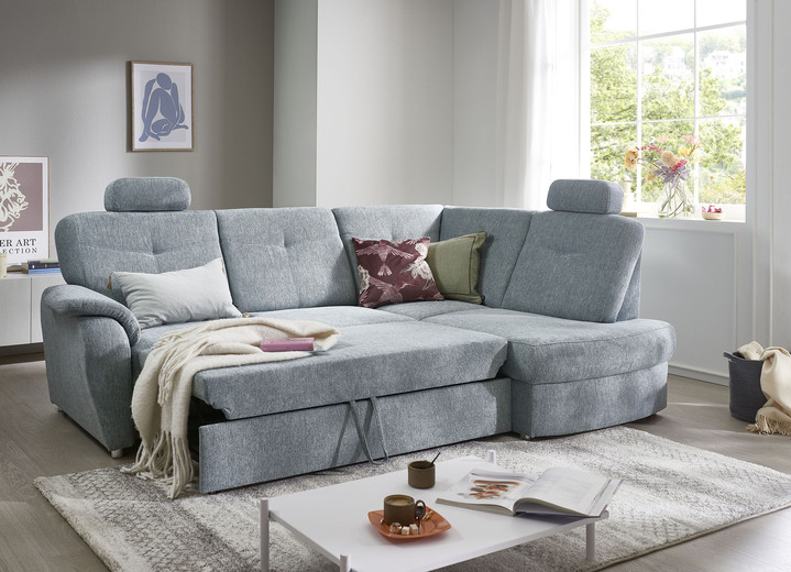 Funktions-Polstermöbel - Polsterecke mit Funktion, in Farbe BEIGE Ansicht 3