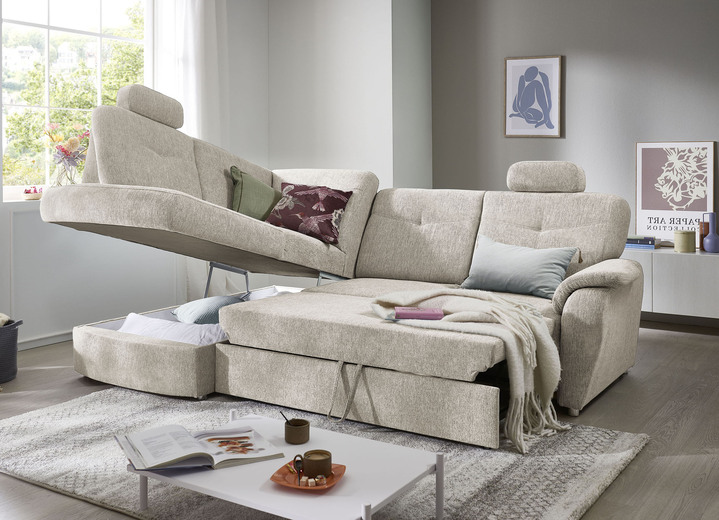 Funktions-Polstermöbel - Polsterecke mit Funktion, in Farbe BEIGE Ansicht 11