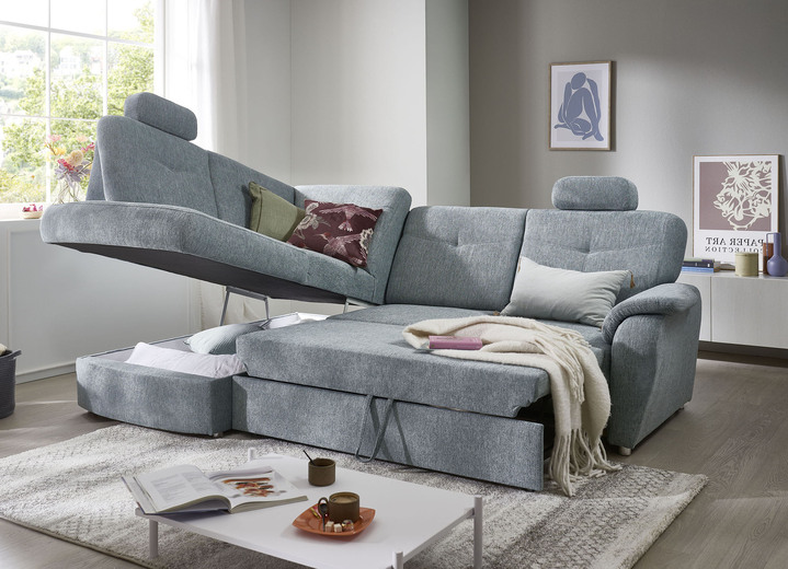 Funktions-Polstermöbel - Polsterecke mit Funktion, in Farbe BEIGE Ansicht 9