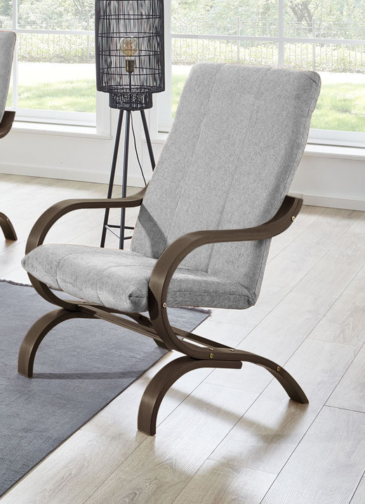 Polstermöbel - Formstabiler Sessel, in Farbe TERRA, in Ausführung Gestell Buche Ansicht 9