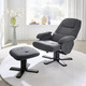 TV- & Relaxsessel - Relax-Sessel mit Hocker – Farbe ANTHRAZIT – Ansicht 2 TV- & Relaxsessel - Relax-Sessel mit Hocker, in Farbe BRAUN – Farbe ANTHRAZIT – Ansicht 2