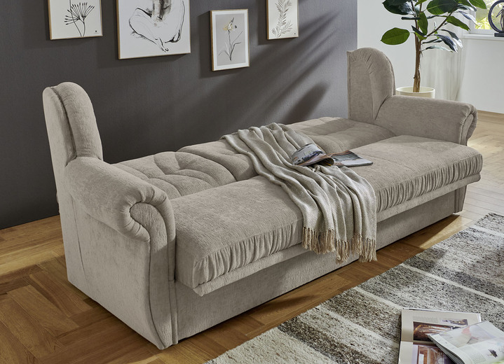 Funktions-Polstermöbel - Klassische Polstermöbel mit hochwertigem Bezug, in Farbe TAUPE, in Ausführung Sessel Ansicht 10