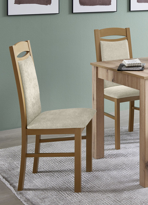 Sitzmöbel - Zeitlose Esszimmermöbel Ansicht 15 Sitzmöbel - Zeitlose Esszimmermöbel, in Farbe EICHE ARTISAN-BEIGE, in Ausführung Stühle, 2er-Set Ansicht 15