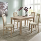 Sitzmöbel - Zeitlose Esszimmermöbel – Farbe EICHE SONOMA-CREME – Ansicht 1 Sitzmöbel - Zeitlose Esszimmermöbel, in Farbe EICHE ARTISAN-BEIGE, in Ausführung Stühle, 2er-Set – Farbe EICHE SONOMA-CREME – Ansicht 1