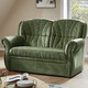 Funktions-Polstermöbel - Klassische Polstermöbel, in Farbe KORALLE, in Ausführung Sessel – Farbe DUNKELGRÜN – Ansicht 4